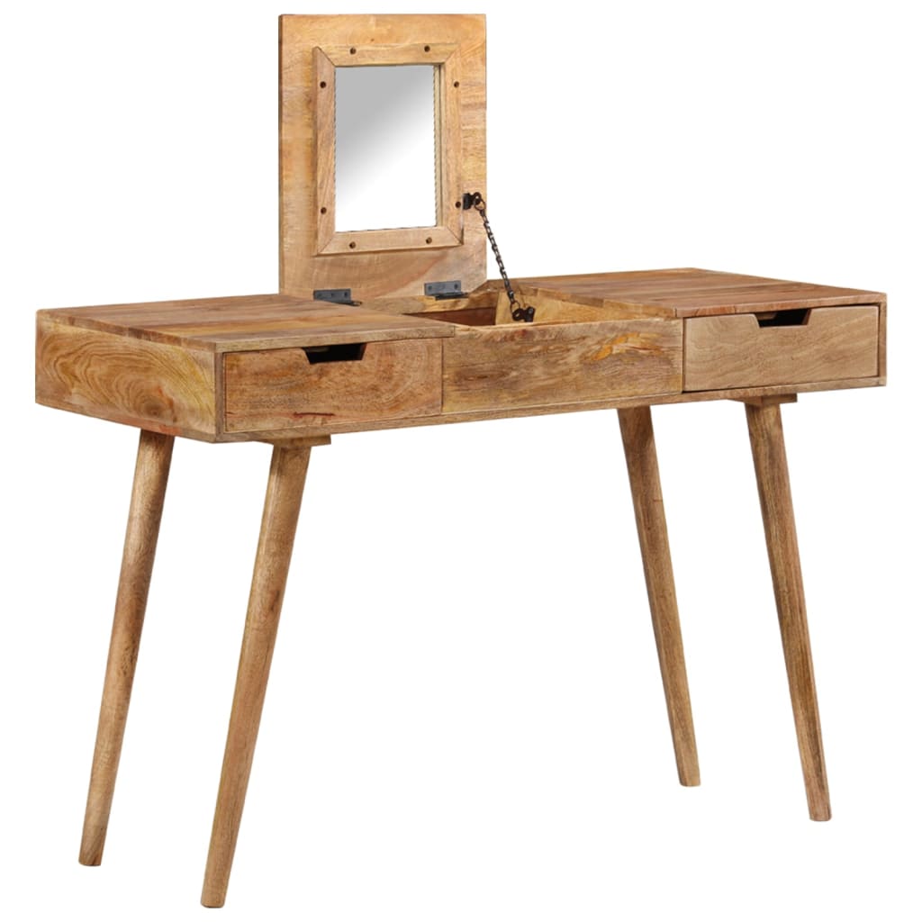 Dressing Table With Mirror 112X45X76 Cm